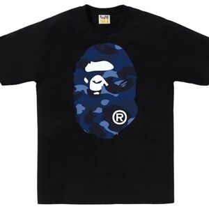 Bape Camo Dark Blue shirt